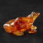 Сувенир "Лягушка", янтарь - фото 24730556