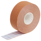 Кинезиотейп ONLYTOP, 2.5 см × 5 м, цвет телесный - Фото 2