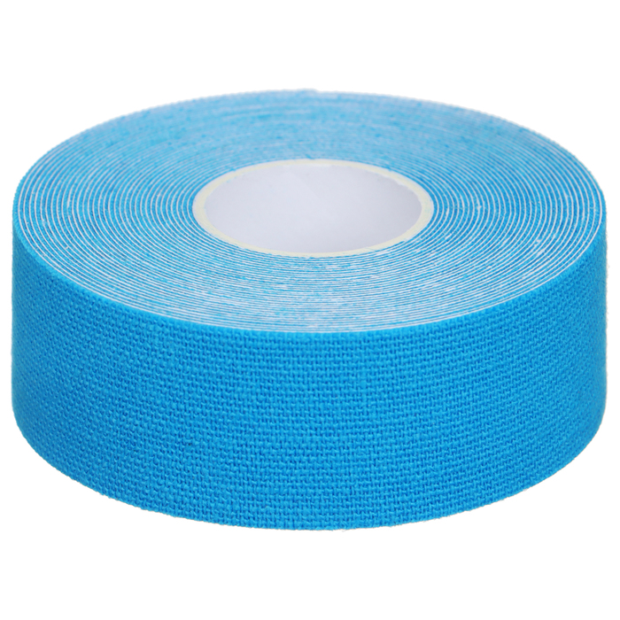 Кинезиотейп ONLYTOP, 2.5 см × 5 м, голубой - Фото 1