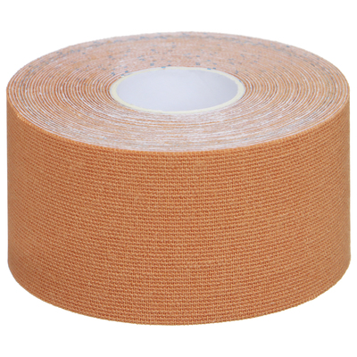 Кинезиотейп ONLYTOP, 3.8 см × 5 м, цвет телесный
