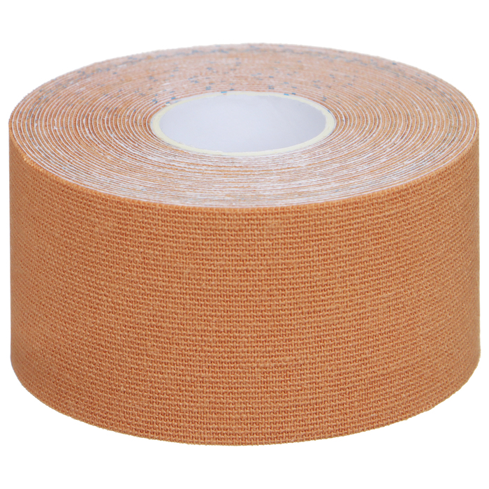 Кинезиотейп ONLYTOP, 3.8 см × 5 м, цвет телесный - Фото 1