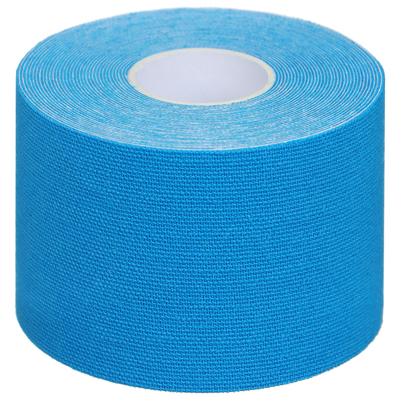 Кинезиотейп ONLYTOP, 5 см × 5 м, цвет голубой