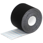 Кинезиотейп ONLYTOP, 5 см × 5 м, цвет чёрный - Фото 2