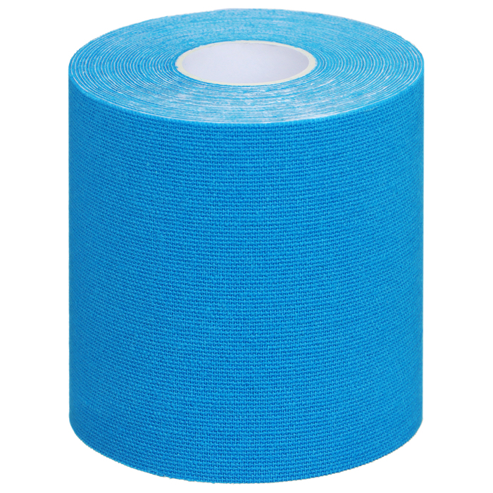 Кинезиотейп ONLYTOP, 7.5 см × 5 м, цвет голубой - Фото 1