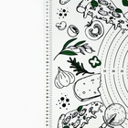 Силиконовой коврик для выпечки «Pizza time», 50×70 см - Фото 2