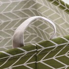 Текстильная корзина Доляна "Ёлочка", цв. зелёный, 32*32*32 см - фото 24730662