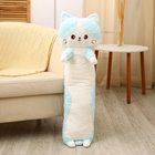 Мягкая игрушка-подушка "Кот", 100 см, цвет голубой - фото 110761717