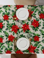 Скатерть новогодняя «Доляна» Christmas flowers, 145×180 см - Фото 5