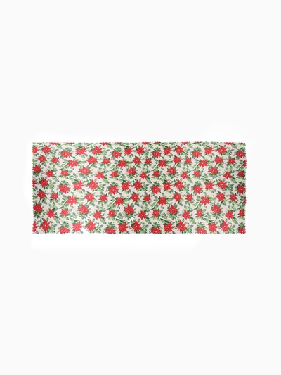 Скатерть новогодняя «Доляна» Christmas flowers, размер 145×300 см