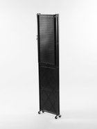 Стеллаж складной на колесах, 5 полок, 72×36×162.5 см, чёрный матовый - Фото 15