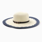 Шляпа женская MINAKU, цв. темно-синий, р-р 58 - Фото 3