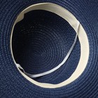 Шляпа женская MINAKU, цв. синий, р-р 58 - Фото 5