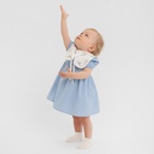 Платье для девочки MINAKU, рост 86-92, голубое - Фото 4