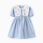 Платье для девочки MINAKU, цвет голубой, рост 92-98 - фото 321812569
