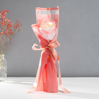 Букет из мыльных лепестков для ванны «Роза в шарике», подарочный, розовый, 8.5×8.5×36 см - Фото 1