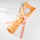 Букет из мыльных лепестков для ванны «Роза в шарике», подарочный, оранжевый, 8.5×8.5×36 см - Фото 4