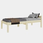 Односпальная кровать «Сандвик», 70×190 см, массив сосны, без покрытия - Фото 4