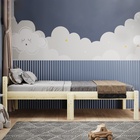 Односпальная кровать «Сандвик», 90×200 см, массив сосны, без покрытия - фото 27818025