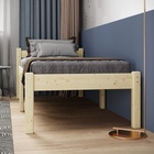 Односпальная кровать «Сандвик», 90×200 см, массив сосны, без покрытия - фото 27818026