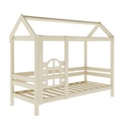 Детская кровать «Касл», 90×190 см, массив сосны, без покрытия - фото 28508398