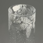 Ваза для цветов стекло новогодняя «Снежный лес», прозрачная, высота 26,3 см - Фото 7