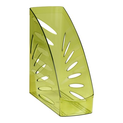Лоток для бумаг вертикальный "Тропик", зелёный лайм