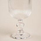 Бокалы для вина SL Home «Модерн», 250 мл, 8×14.5 см, набор 2 шт., стекло, прозрачные - Фото 3