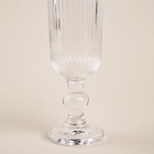 Бокалы для шампанского SL Home «Модерн», 150 мл, 5.5×18.5 см, набор 2 шт., стекло, прозрачные - Фото 4