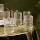 Стаканы SL Home «Модерн», 400 мл, 8×13 см, набор 6 шт., стекло, прозрачные - Фото 6