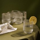 Стаканы SL Home «Модерн», 260 мл, 7.5×9.5 см, набор 6 шт., стекло, прозрачные - Фото 5