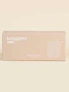 Стаканы SL Home «Модерн», 260 мл, 7.5×9.5 см, набор 6 шт., стекло, графитовые - Фото 6