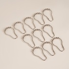 Штора для ванной «Ла Каса», с люверсами, 200×200 см, полиэстер, белая - Фото 3