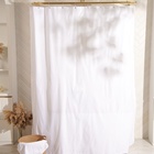 Штора для ванной «Ла Каса», с люверсами, 200×200 см, полиэстер, белая - Фото 8