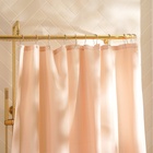 Штора для ванной «Ла Каса», с люверсами, 200×200 см, полиэстер, розовая - Фото 8