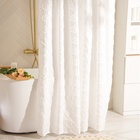 Штора для ванной двойная «Ла Каса», с люверсами, 200×200 см, полиэстер, полиэтилен, белая - Фото 10