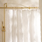 Штора для ванной двойная «Ла Каса», с люверсами, 200×200 см, полиэстер, полиэтилен, белая - Фото 11