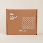 Штора для ванной двойная «Ла Каса», с люверсами, 200×200 см, полиэстер, полиэтилен, белая - Фото 8