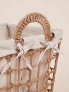 Корзина для хранения SL Home, ручное плетение, с ручками, квадратная, джут, 27×27×31 см - Фото 4