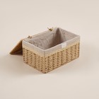 Корзина для хранения SL Home, плетёная, ручной работы, 35×25×19 см 9946528 - фото 319866891
