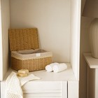 Корзина для хранения SL Home, плетёная, ручной работы, 30×20×15.5 см - Фото 5