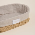 Корзины для хранения SL Home, плетёные, ручной работы, 3 шт., 26×16×7 см, 28×20×10 см, 34×24×11 см - Фото 4