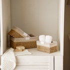 Корзины для хранения SL Home, плетёные, ручной работы, 3 шт.: 18×12×9,5, 22×16.5×10,5, 26×20×11.5 - Фото 6
