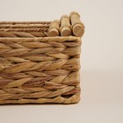 Корзины для хранения SL Home, плетёные, ручной работы, 3 шт., 27×16×9 см, 31×20×12 см, 35×24×13 см - Фото 4