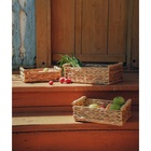 Корзины для хранения SL Home, плетёные, ручной работы, 3 шт., 27×16×9 см, 31×20×12 см, 35×24×13 см - Фото 7