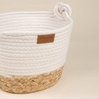 Корзины для хранения SL Home, плетёные, ручной работы, 3 шт., 24×21×17 см, 30×25×22 см, 35×30×27 см - Фото 5