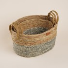 Корзины для хранения SL Home, плетёные, ручной работы, 3 шт., 30×23×16 см до 37×27×19 см - Фото 3