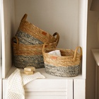 Корзины для хранения SL Home, плетёные, ручной работы, 3 шт., 30×23×16 см до 37×27×19 см - Фото 8