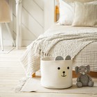 Корзина для хранения SL Home, плетёная, ручной работы, 35×35×30 см, белая - Фото 3