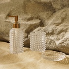 Аксессуары для ванной SL Home, 3 предмета: дозатор, мыльница, стакан - Фото 6