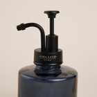 Дозатор для мыла SL Home, 330 мл, стекло, синий - Фото 4